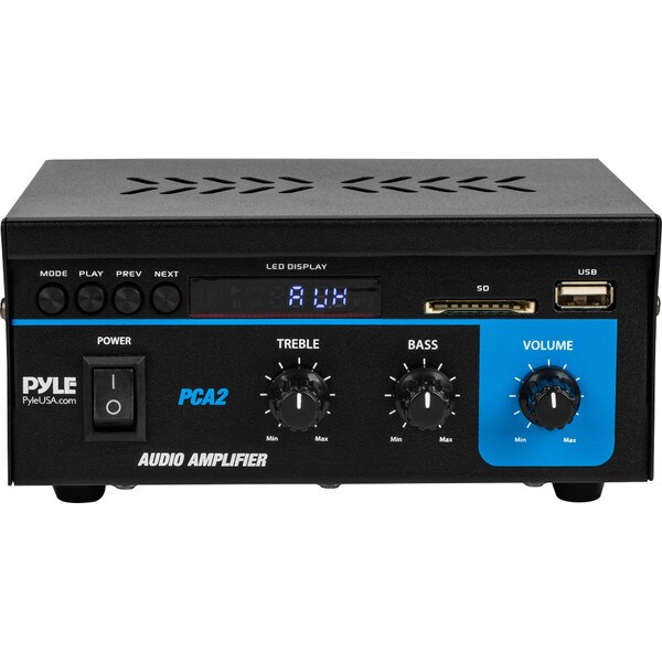Main product image for Pyle PCA2 Mini Stereo Power Amplifier 310-2000